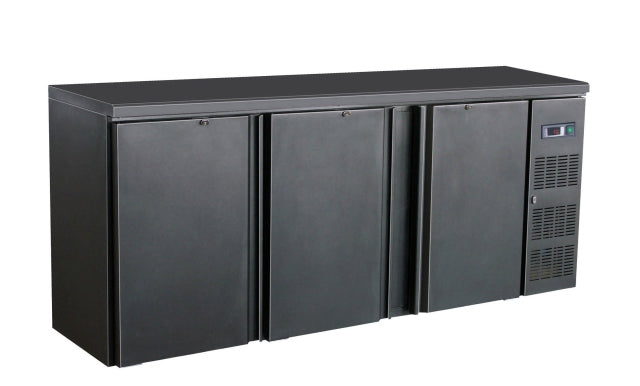Combisteel Barcooler Black 3 Doors - 7450.0320
