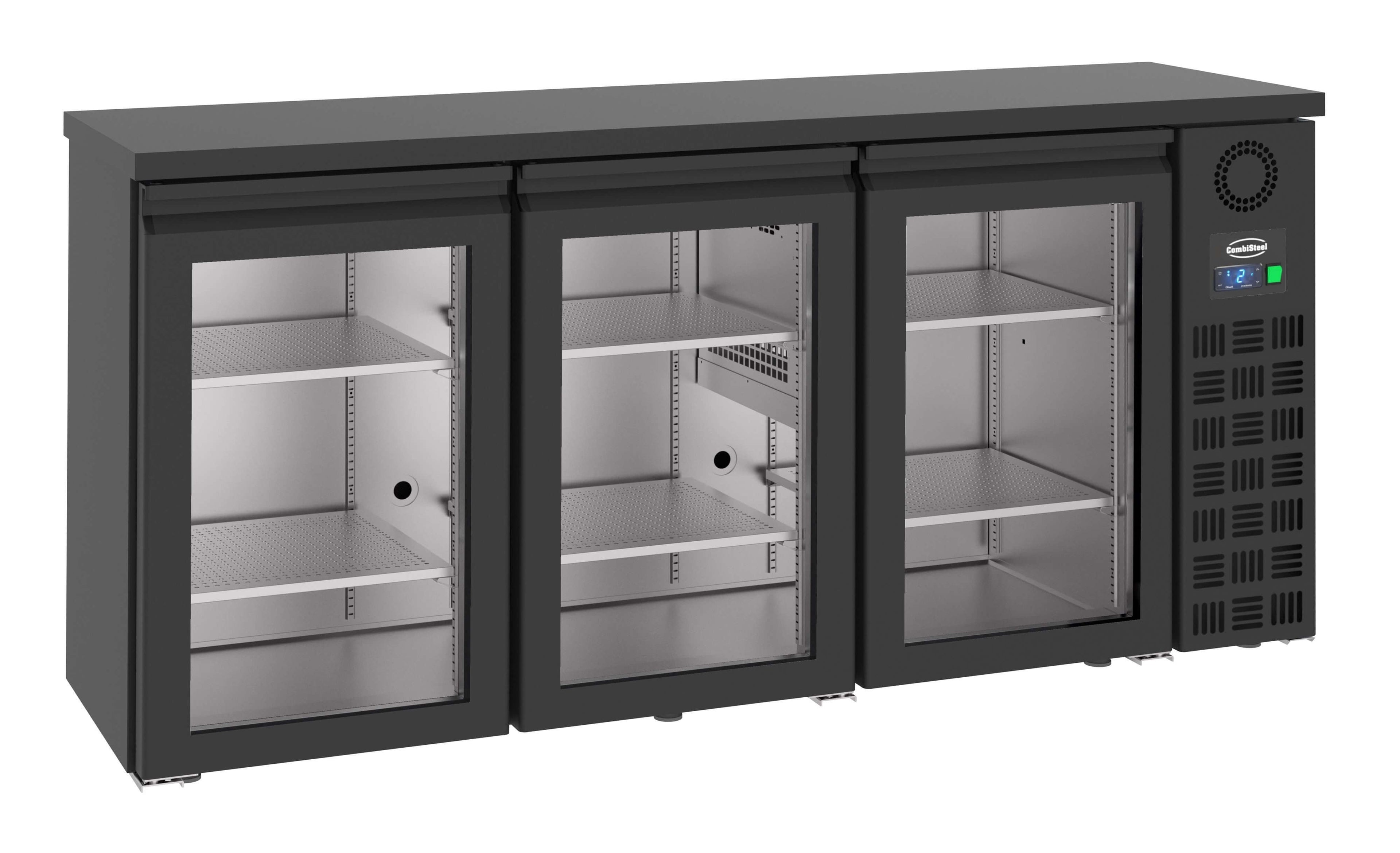 Combisteel Triple Door Back Bar Bottle Cooler Hinged Doors - 7489.5290