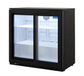 Arctica Double Door Black Bottle Cooler - HEC818