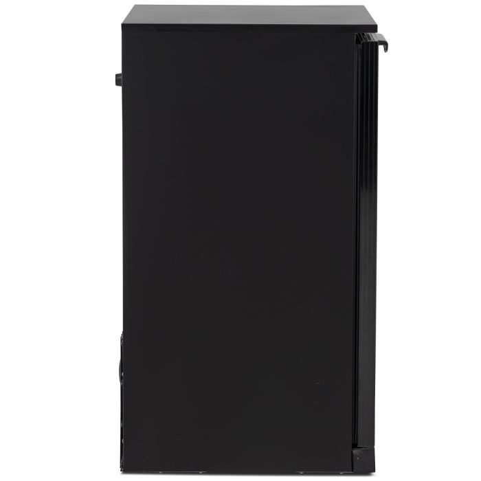 Blizzard Single Door Black Bar Bottle Cooler - BAR1