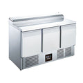 Blizzard 3 Dr Compact Gn Prep Counter W/ Raised Collar 392L - BCC3EN