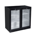 Blizzard Double Door Low Height Bar Bottle Cooler (168 Btl) - LOWBAR2