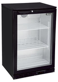 Blizzard Single Door Black Bar Bottle Cooler - BAR1