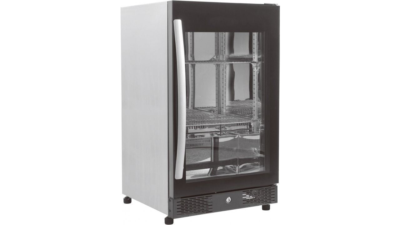Combisteel Single Door Back Bar Bottle Cooler Low Height 98 Litre - 7455.1301