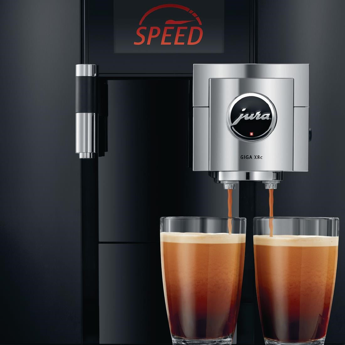 Jura Giga X8c Mains Fill Bean to Cup Coffee Machine Black - FB456