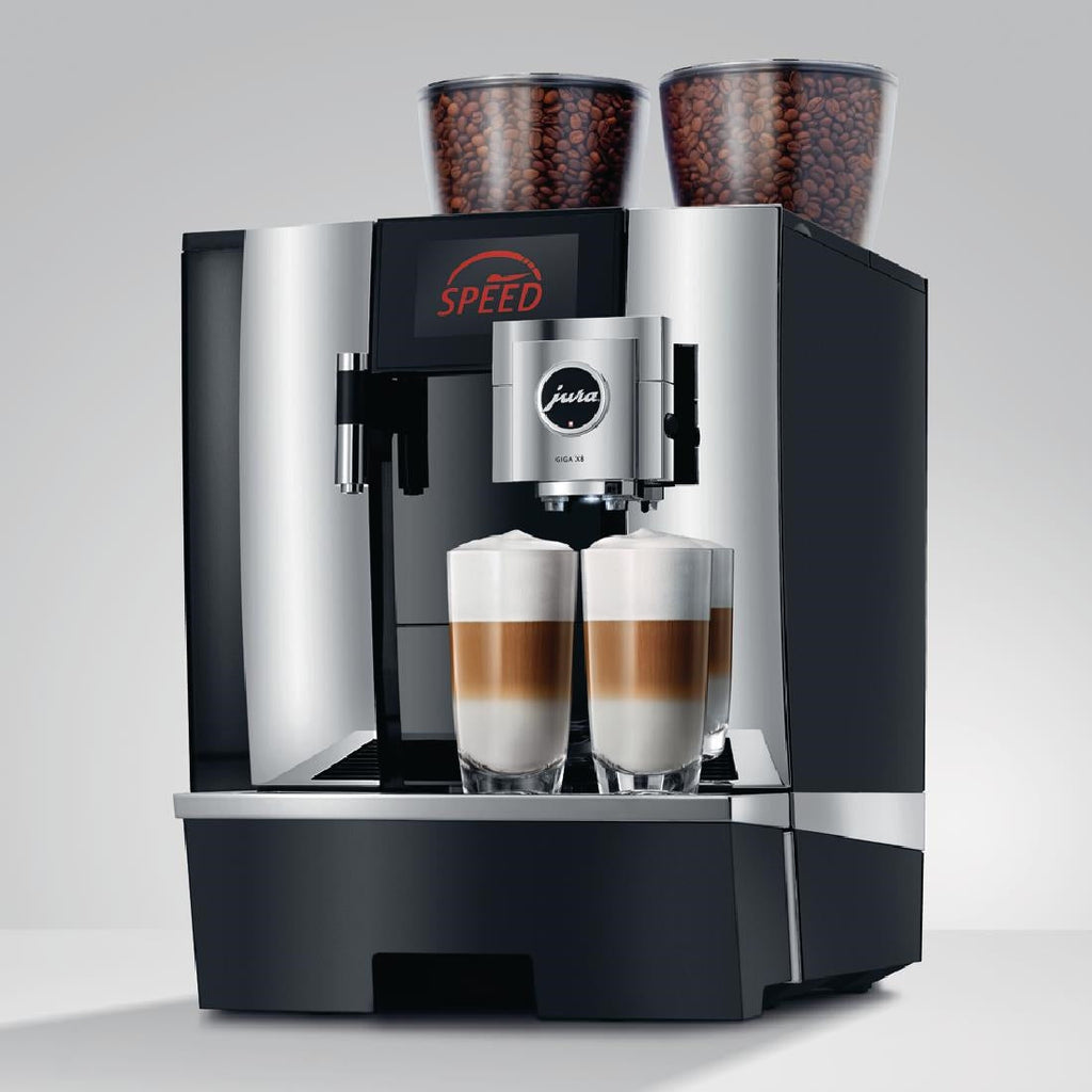 Jura Giga X8 Manual Fill Bean to Cup Coffee Machine Black - FB458