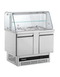 Inomak Saladettes with display case - BSV7300