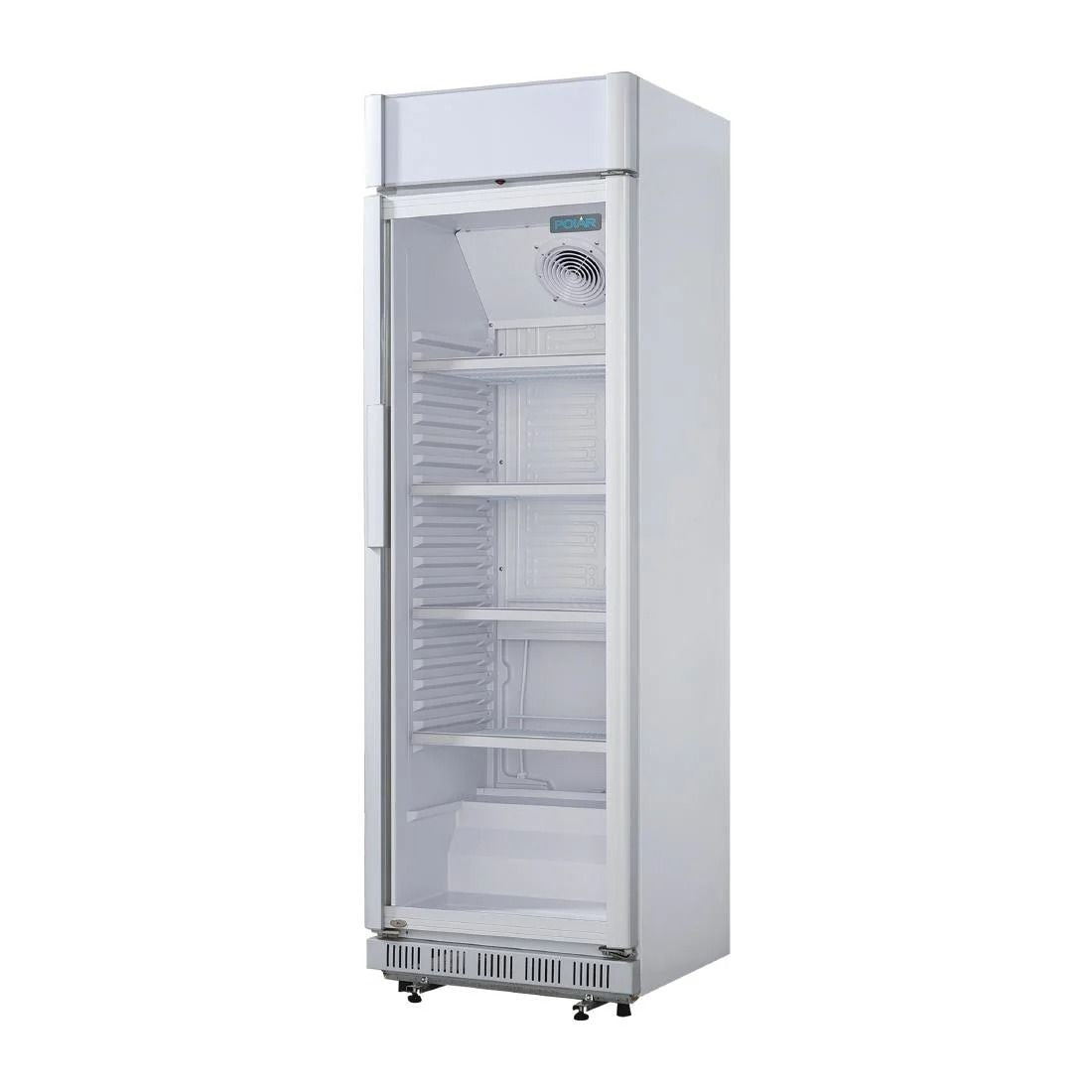 Polar C-Series Upright Display Cooler with Light Box 346Ltr - CC064