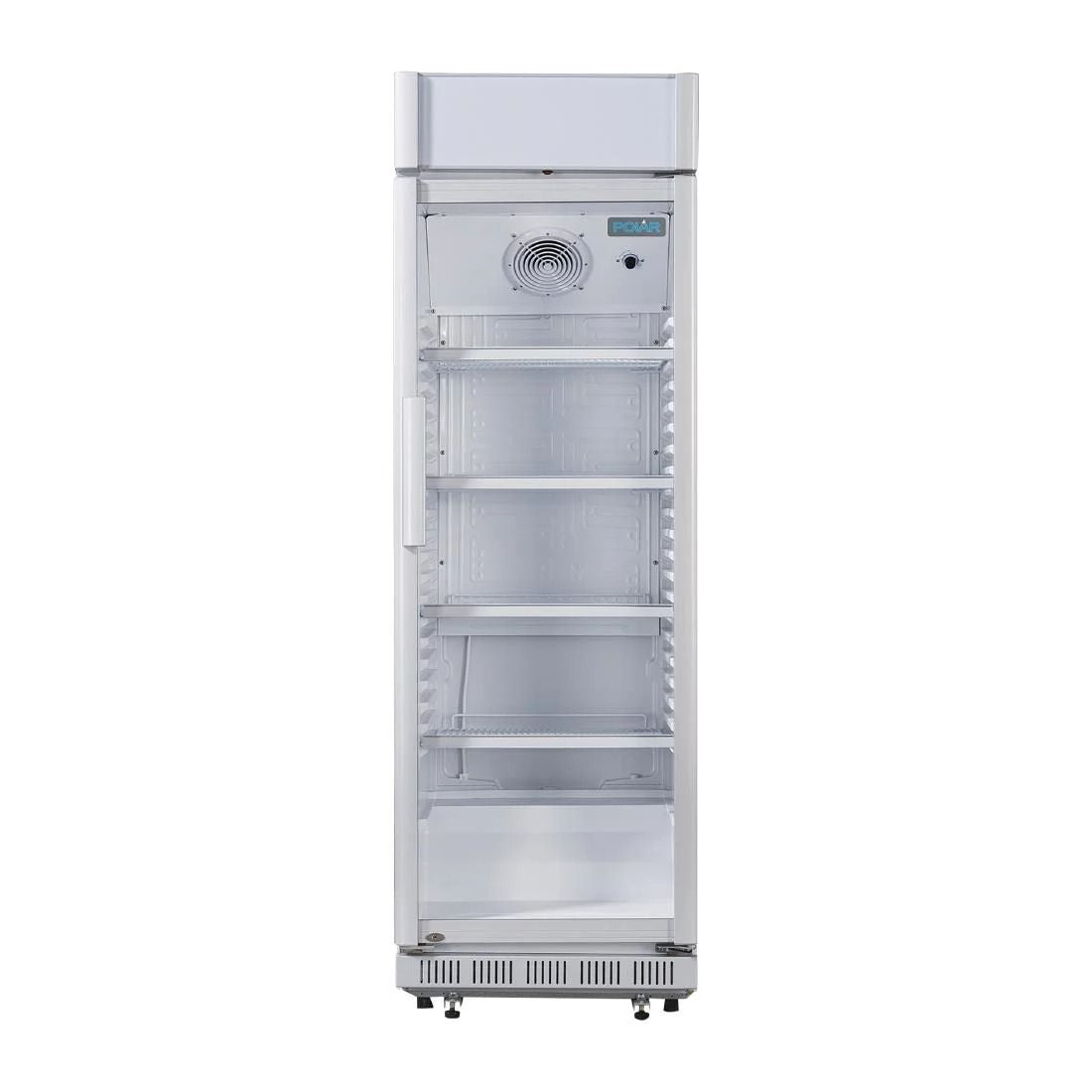 Polar C-Series Upright Display Cooler with Light Box 346Ltr - CC064