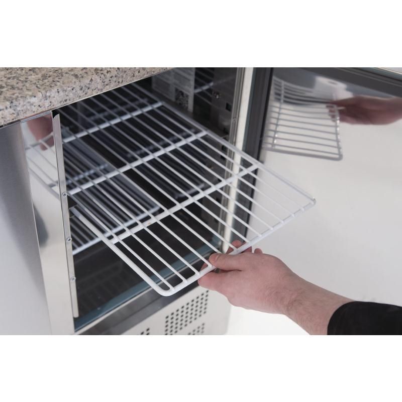 Polar Refrigerated Pizza and Salad Prep Counter 368Ltr - CN267