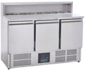 Sterling Pro Cobus 3 Door Pizza Counter Granite Top 8 x GN1/6 402 Litres - SPU903PZ