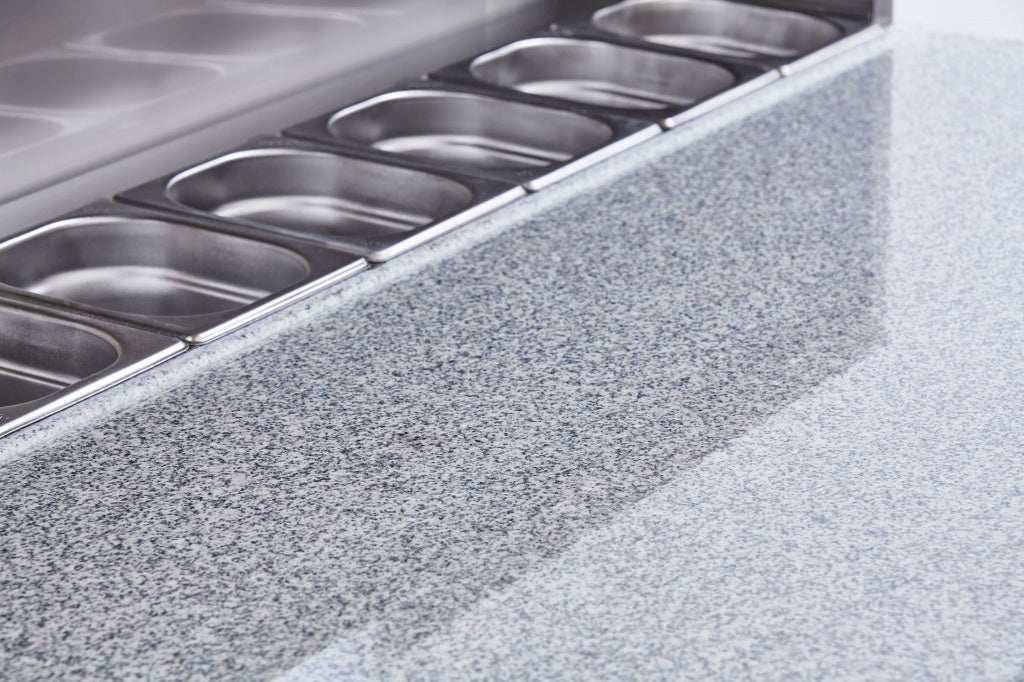 Sterling Pro Cobus 3 Door Pizza Counter Granite Top 8 x GN1/6 402 Litres - SPU903PZ