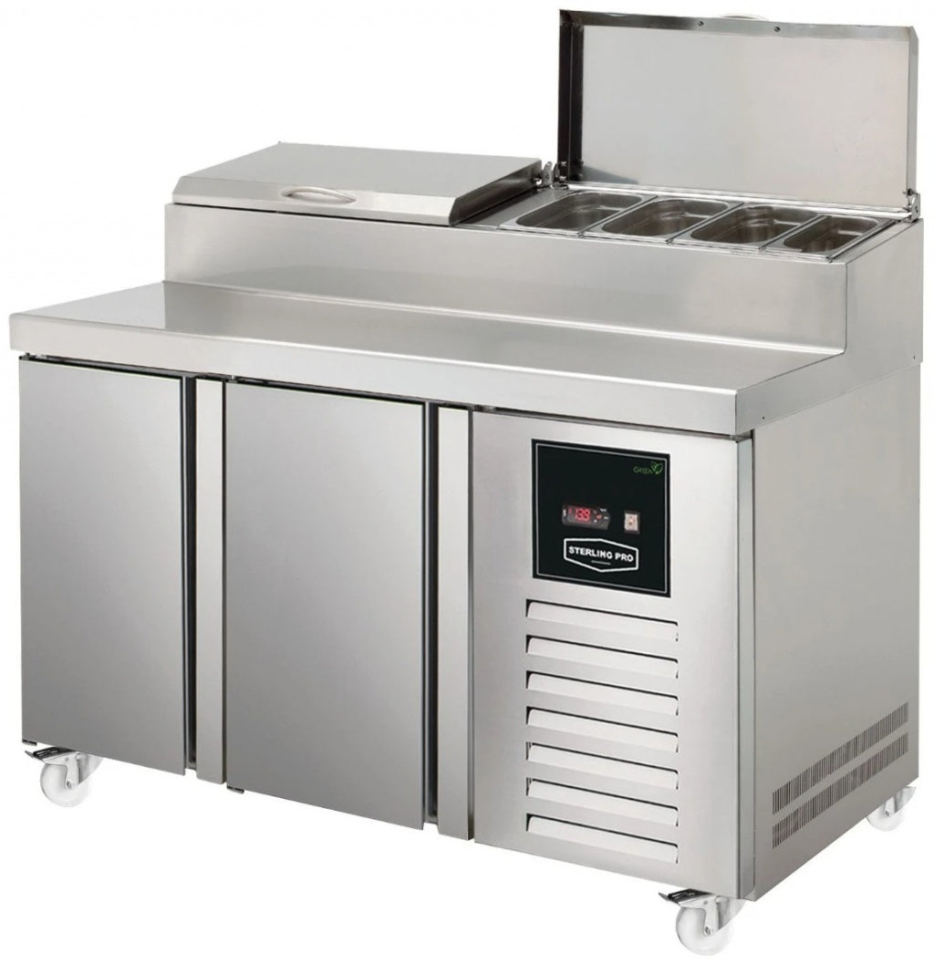 Sterling Pro 2 Door Refrigerated Preparation Counter - SPIZ-135