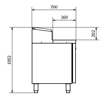 Sterling Pro 2 Door Refrigerated Preparation Counter - SPIZ-135